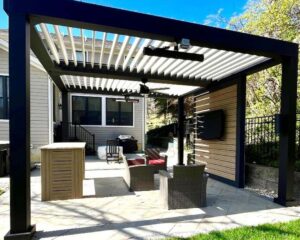 Louvered roof casing by All Decked Out